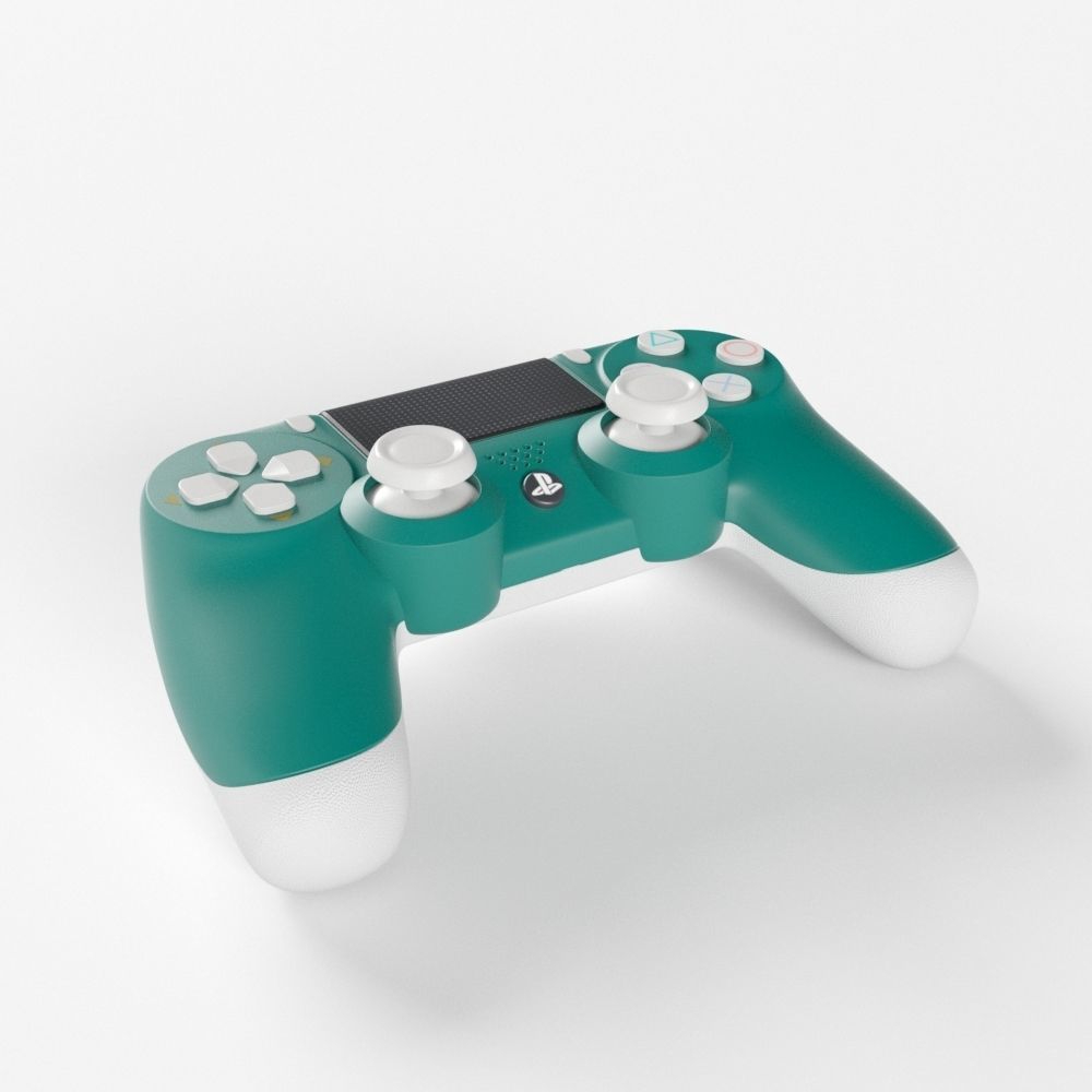 Sony PlayStation 4 DualShock Controller Alpine Green Edition 3D model_1