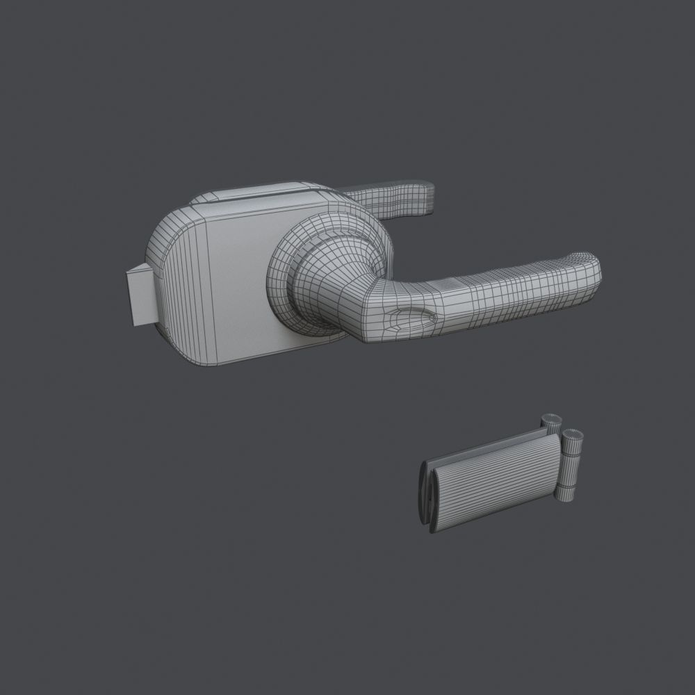 Hoppe Glass Door 3D model_2