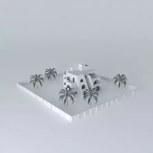 Jordanian House Free 3D model