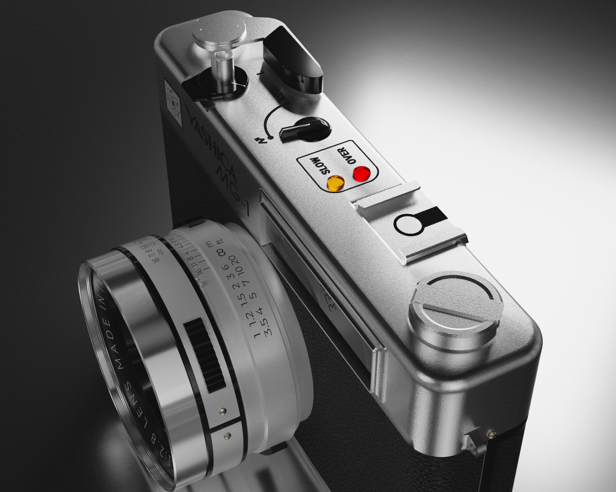 Yashica MG-1 Camera 3D model_2
