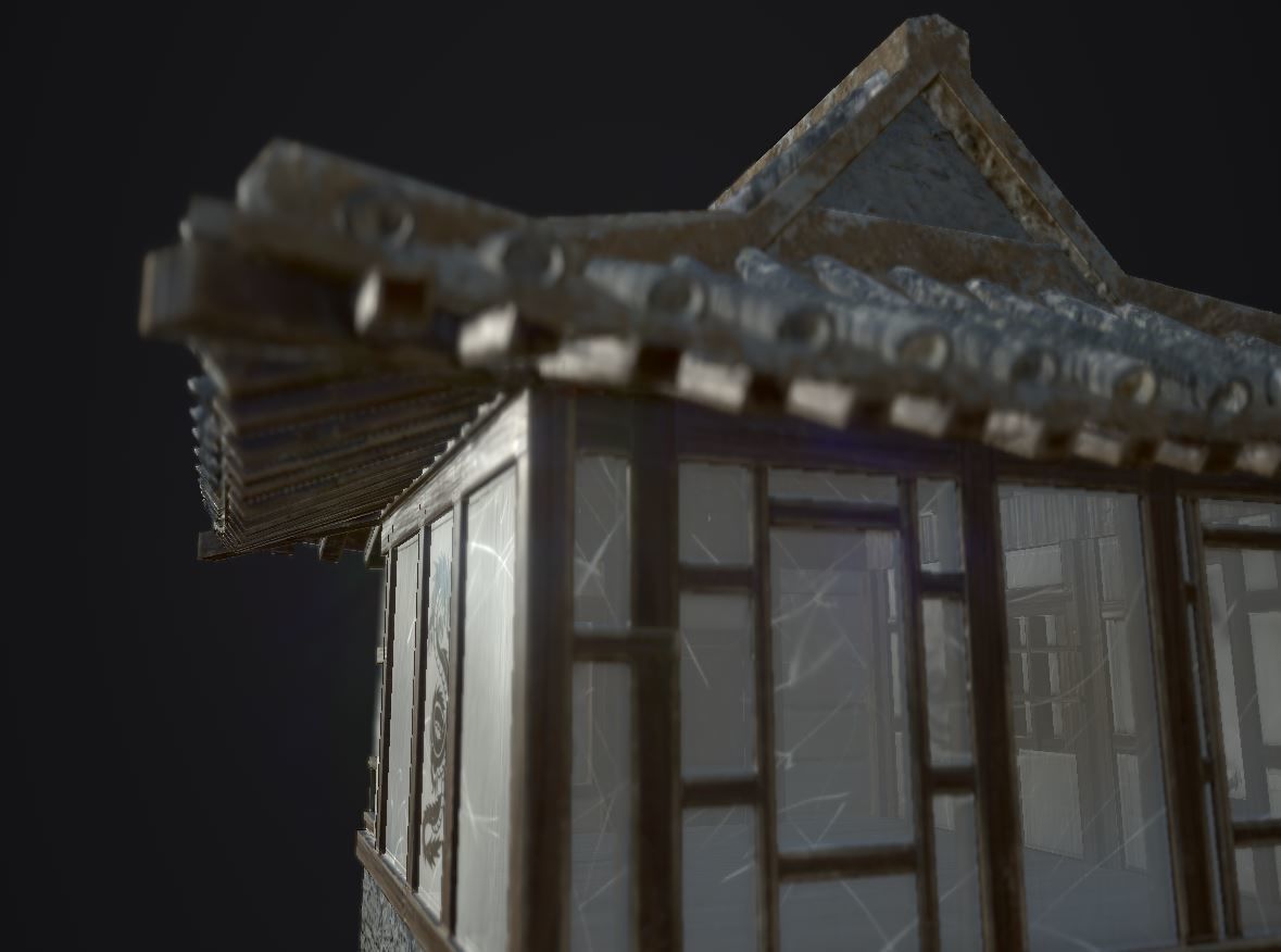 japanese house-PBR Low-poly 3D model_3
