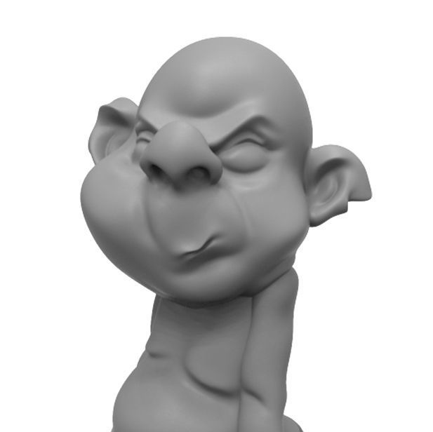 Funny troll desk toy 3D print model 3D print model
