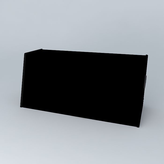 Rockford Fosgate 12 inch subwoofer enclosure Free 3D model_1