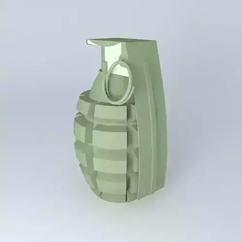 MKII Hand Grenade Free 3D model