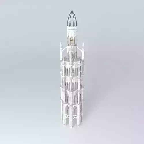Gothic Bell Tower Free 3D model