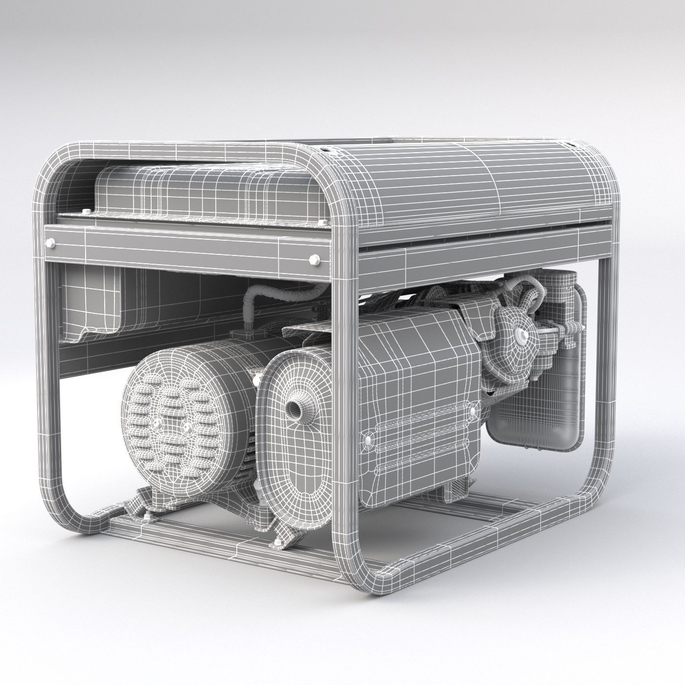 gasoline generator Fubag BS 6600 3D model 3D model_12