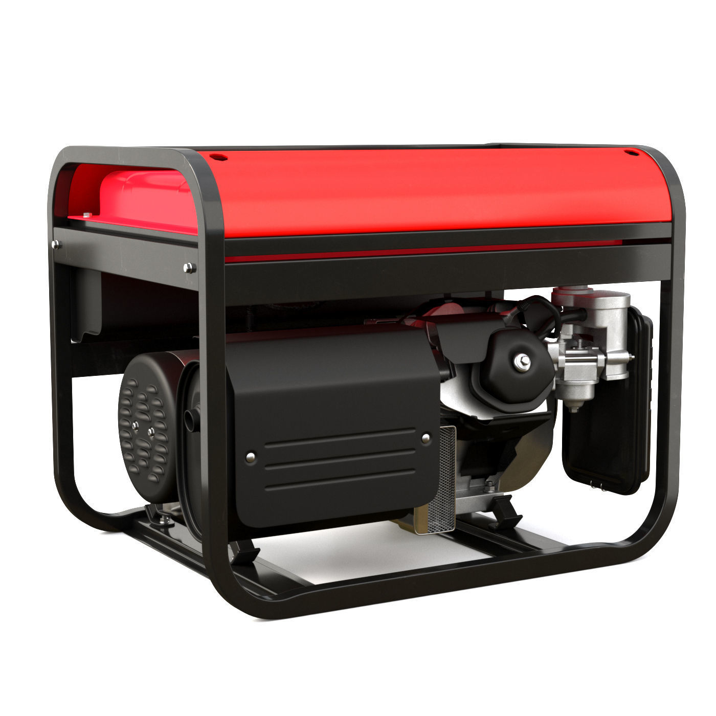 gasoline generator Fubag BS 6600 3D model 3D model_3
