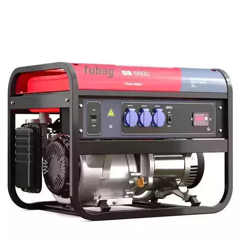 gasoline generator Fubag BS 6600 3D model