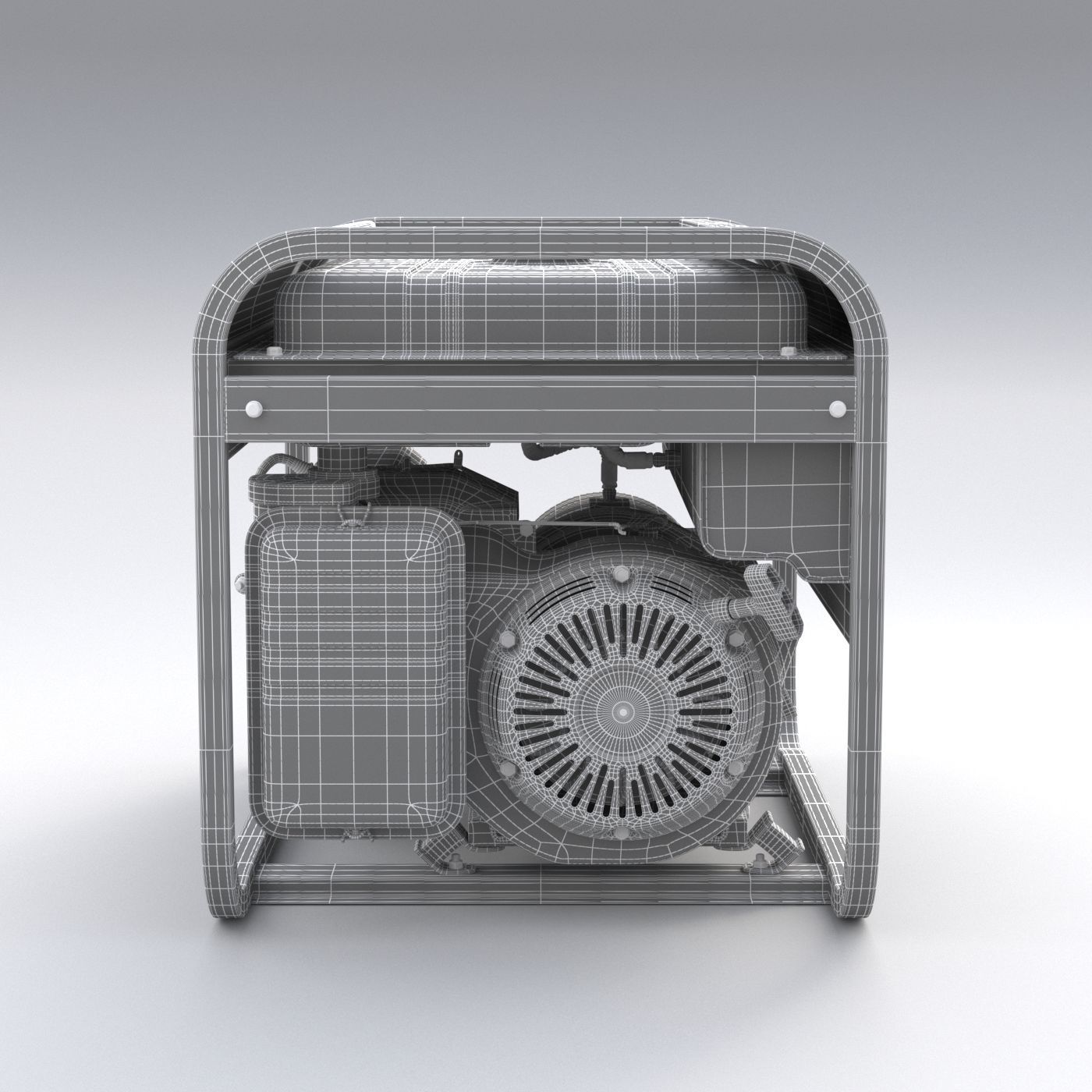 gasoline generator Fubag BS 6600 3D model 3D model_10