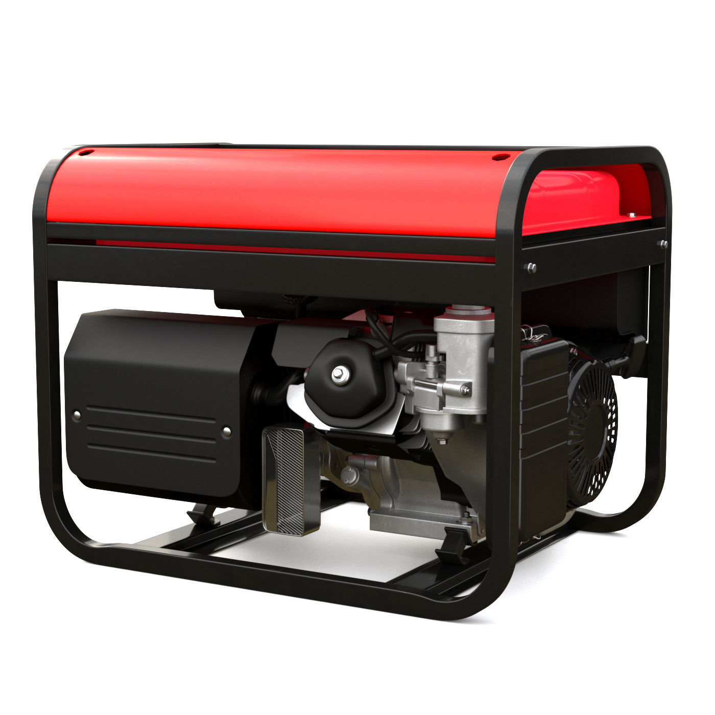 gasoline generator Fubag BS 6600 3D model 3D model_2