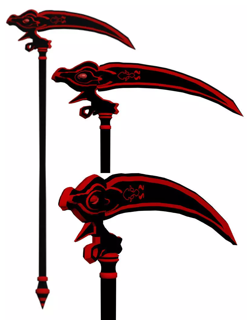 Scythe  Weapon 3D model_0