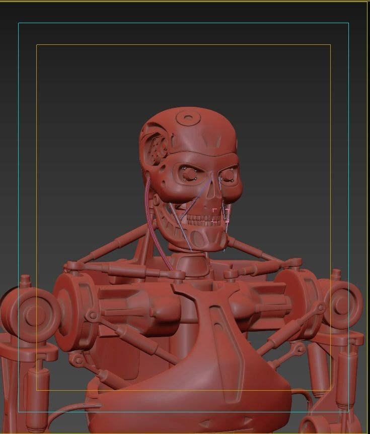 Terminator T800 Corona 3D model_4