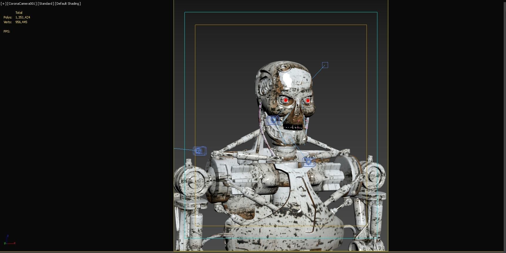Terminator T800 Corona 3D model_3