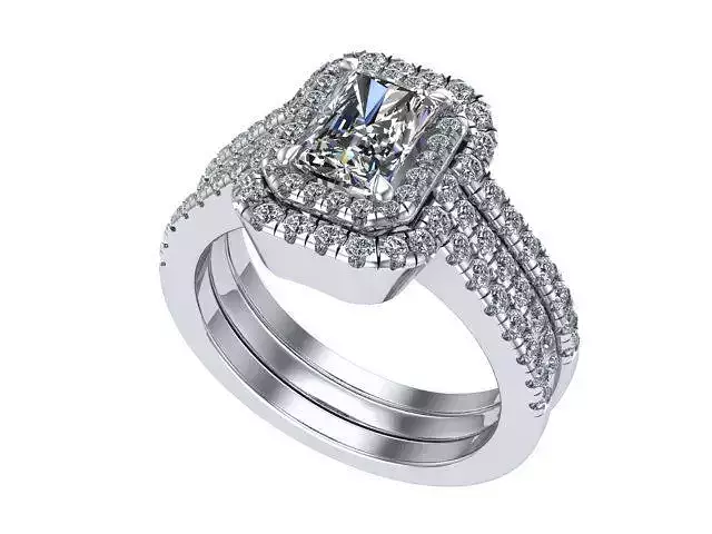 EC halo ring with guardian ring