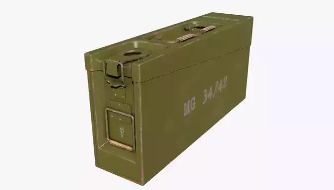 AMMO BOX GERMAN WW2 GREEN
