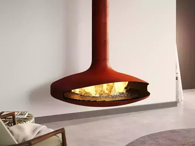 Gyrofocus Fireplace Free 3D model