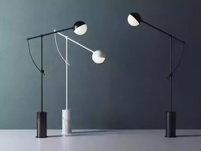 Balancer Floor Lamp Free 3D model