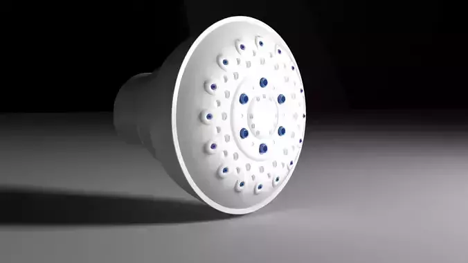 Shower 3D Model head with dots