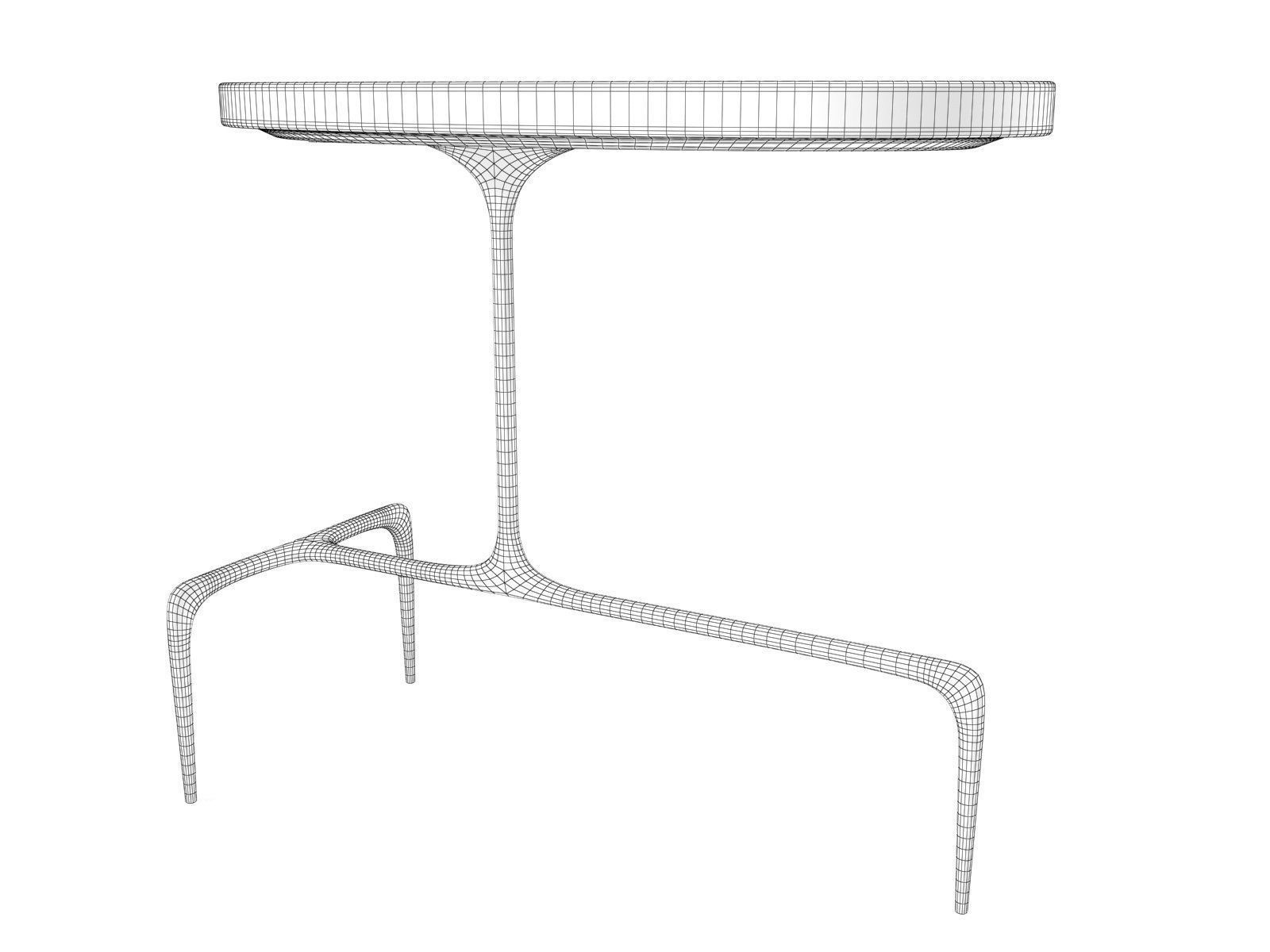 Bridger Oval Side Table Free 3D model_4