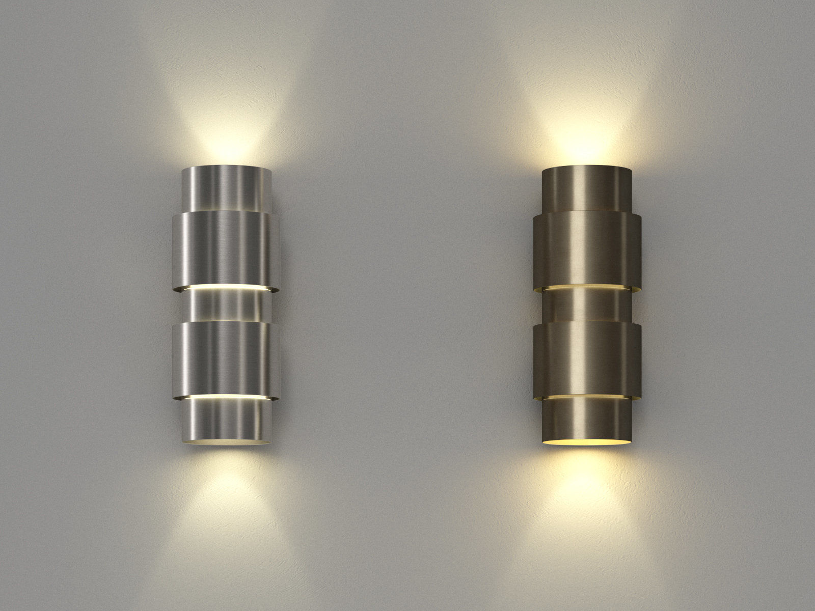 Ring Wall Lamp Free 3D model_1