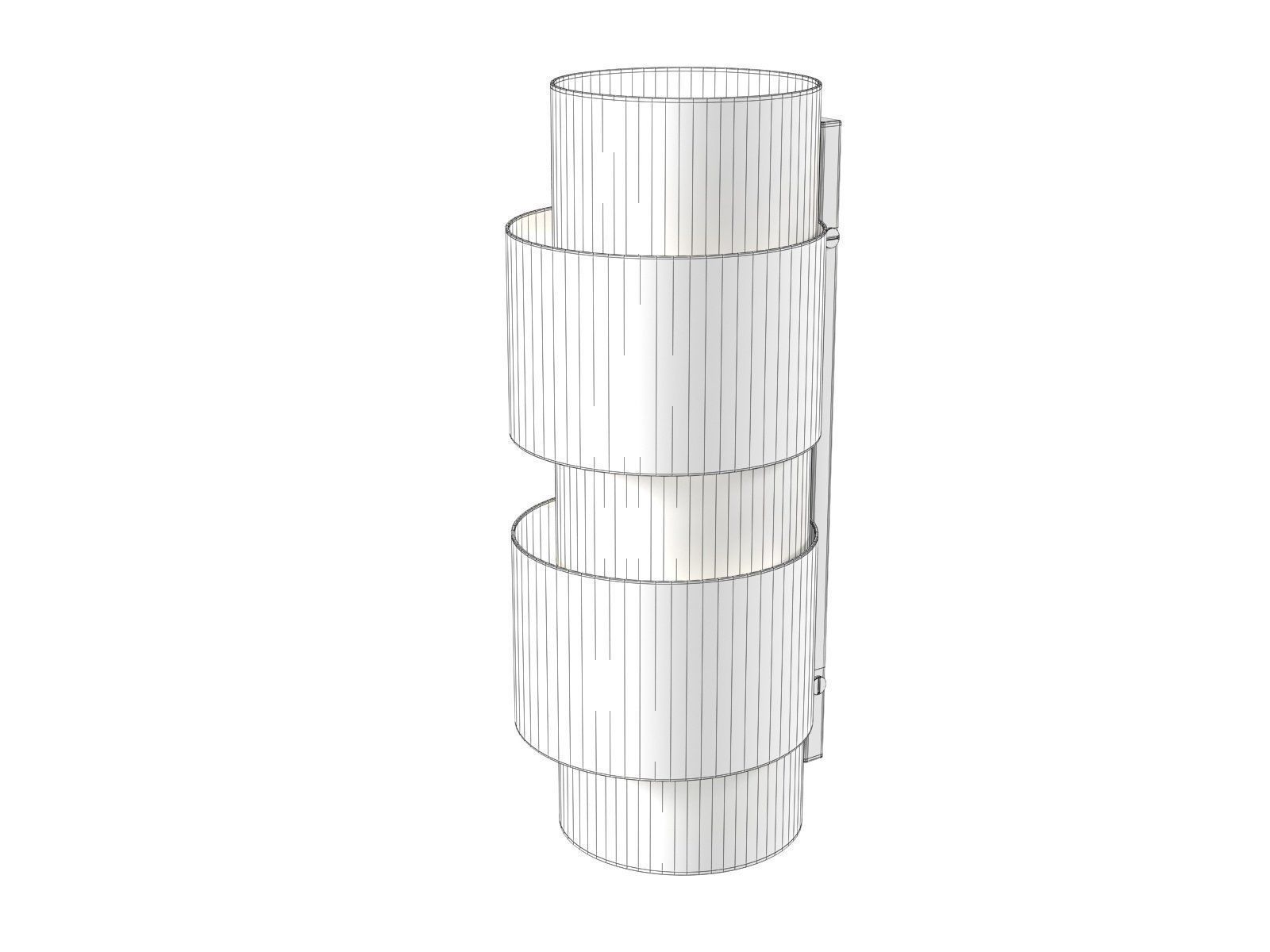 Ring Wall Lamp Free 3D model_2