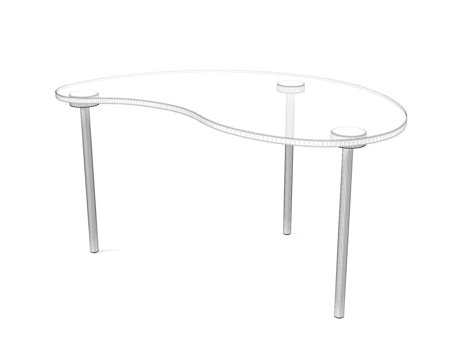 Cloud Small Table 3D model_4