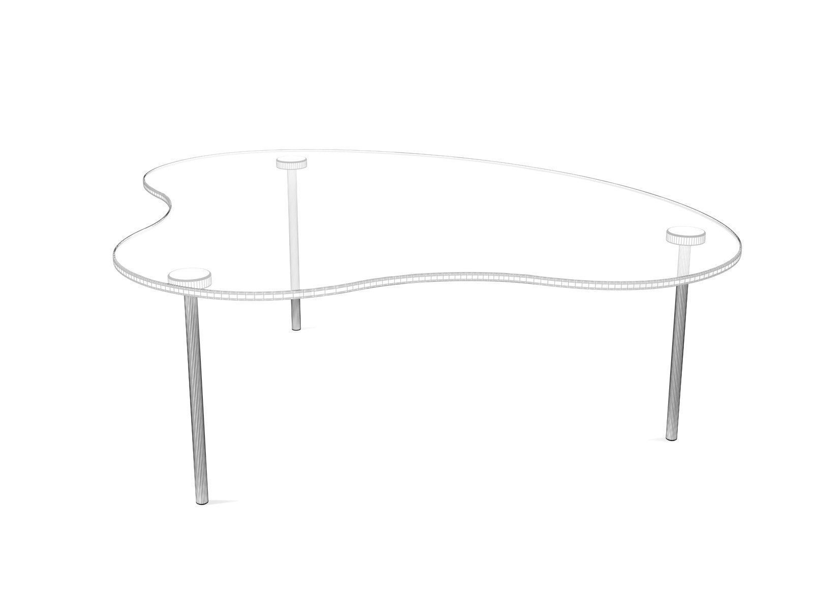 Cloud Small Table 3D model_6