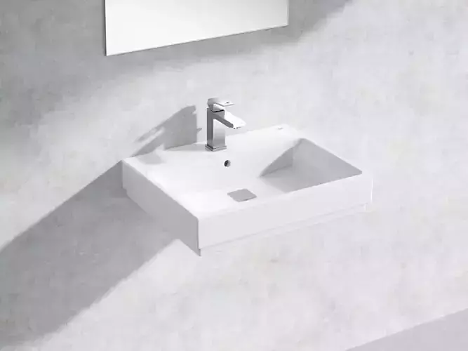 Eurocube Wall hung Basin 60 Set