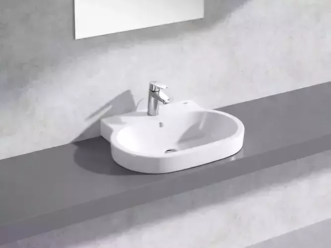 Eurocosmo Countertop Basin 60 Set