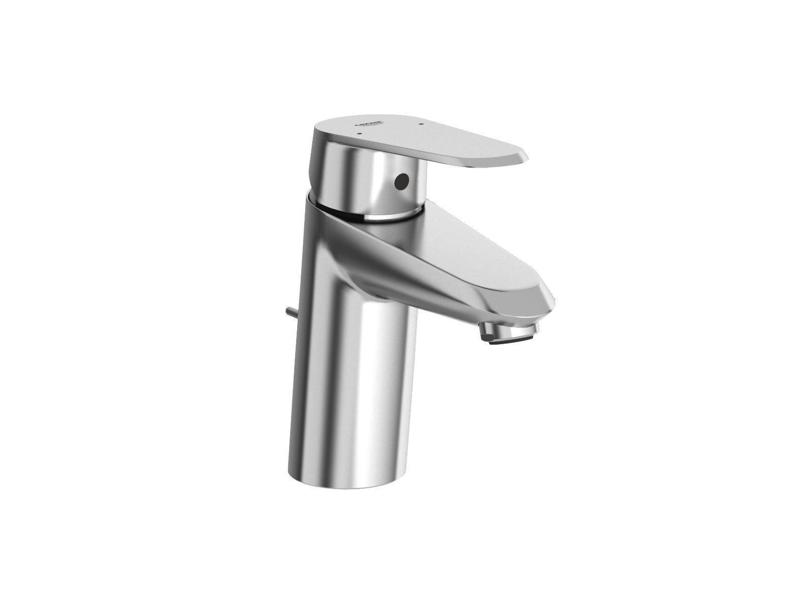 Eurocosmo Countertop Basin 60 Set 3D model_1