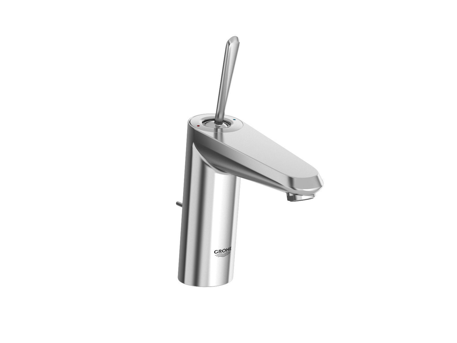 Eurocosmo Countertop Basin 60 Set 3D model_2