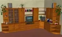 Living room cabinet Free 3D model