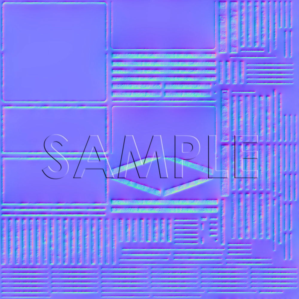 Caged Fire Escape Ladder Low-poly 3D model_18