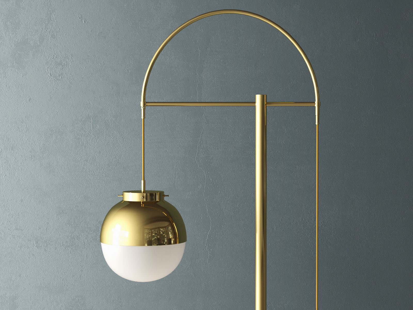 Lift Floor Lamp 3D model_1