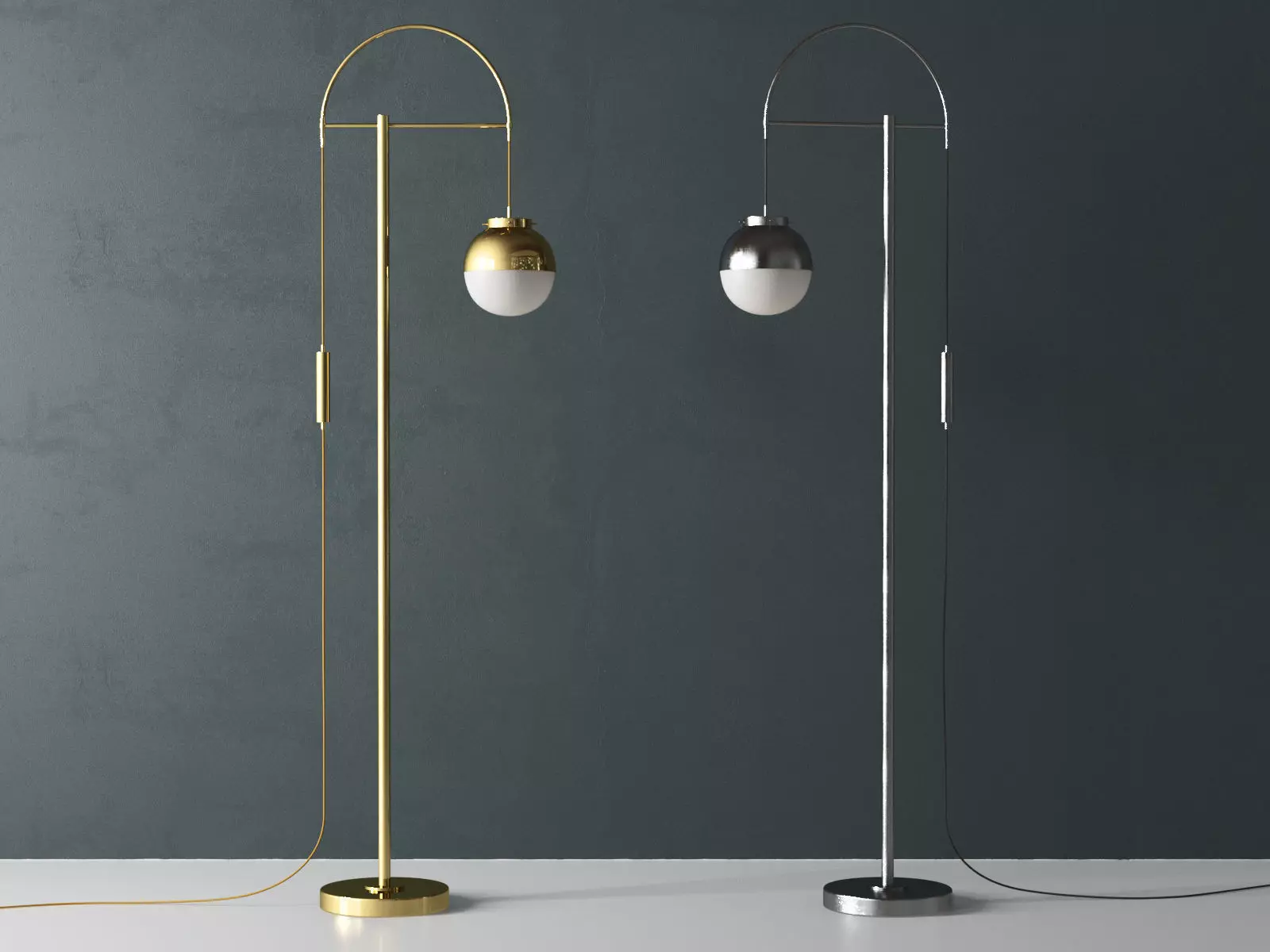 Lift Floor Lamp 3D model_0