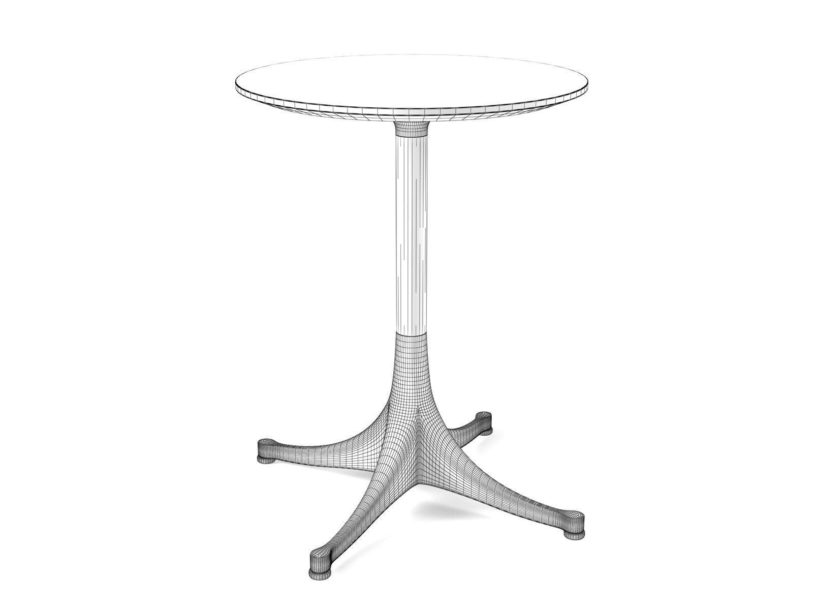 Nelson Side Table 3D model_2