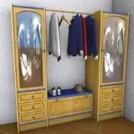 Wardrobe for sims Free 3D model