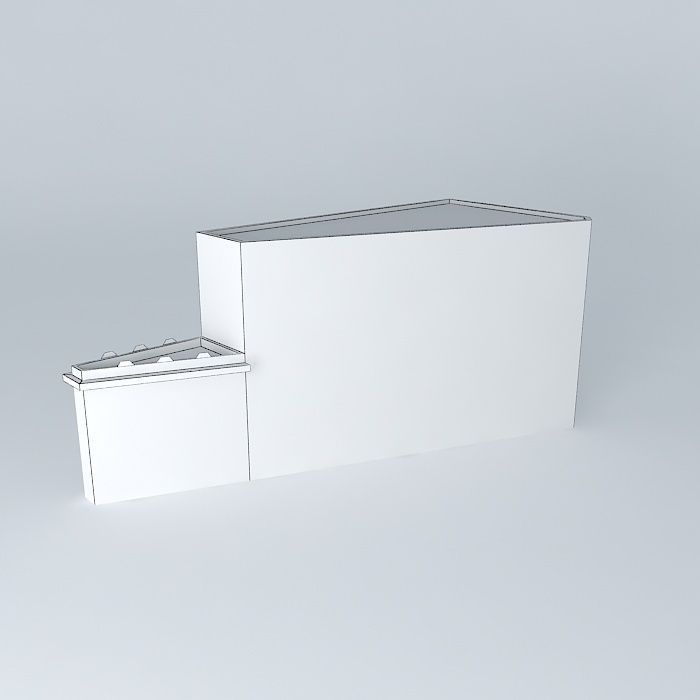 The Annex building with car in it Free 3D model_3