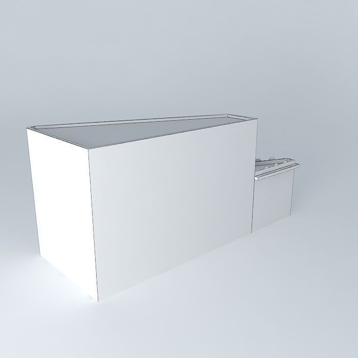 The Annex building with car in it Free 3D model_4