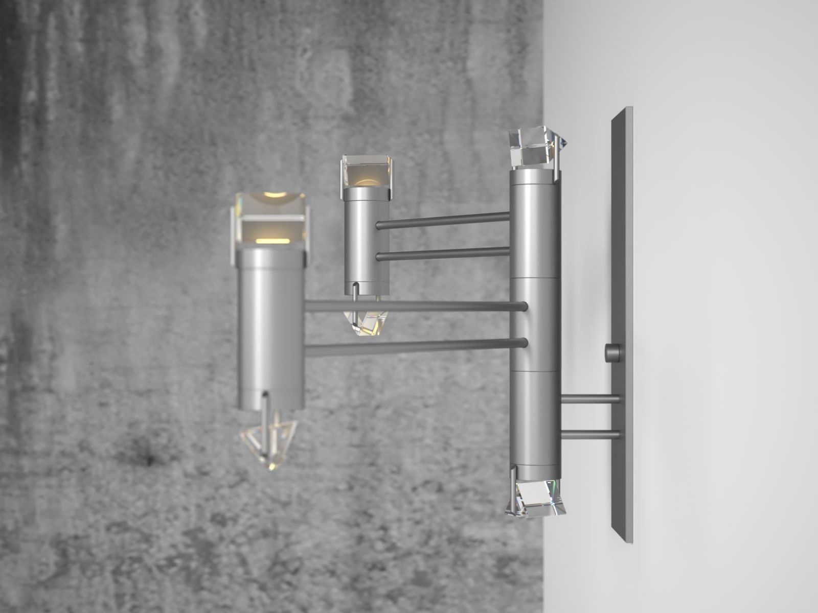 Aries Sconce IIII Pendant Lamp 3D model_1