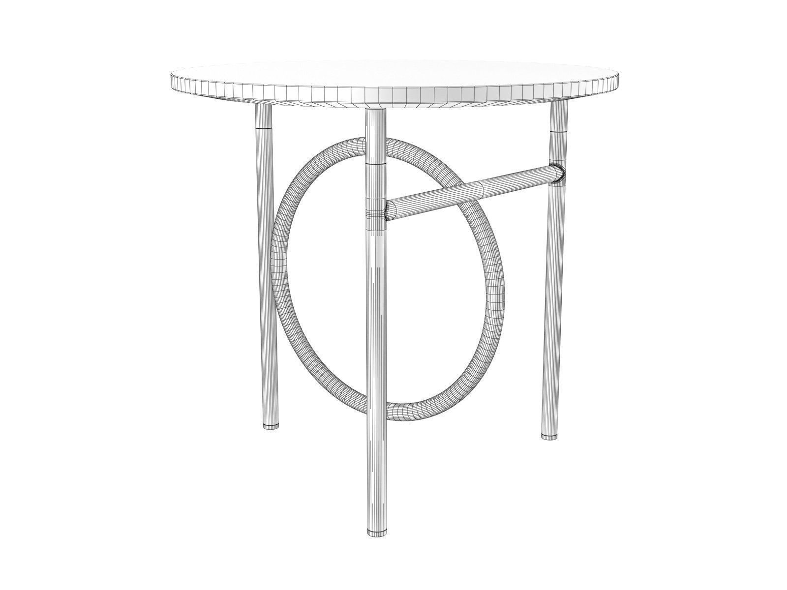 Ring Side Tables 3D model_5
