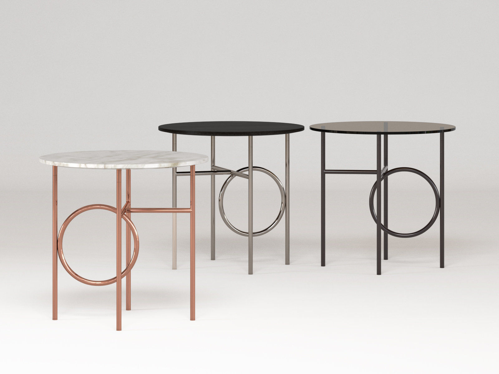 Ring Side Tables 3D model_1