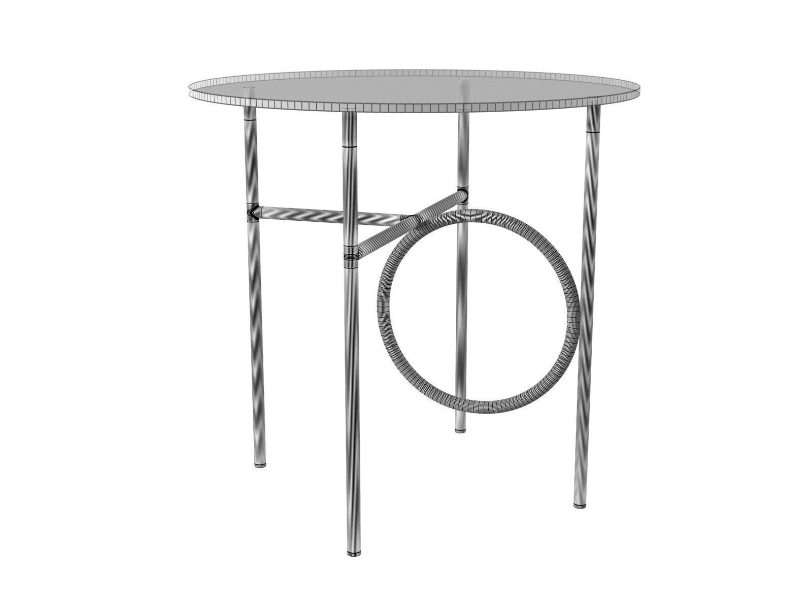 Ring Side Tables 3D model_9