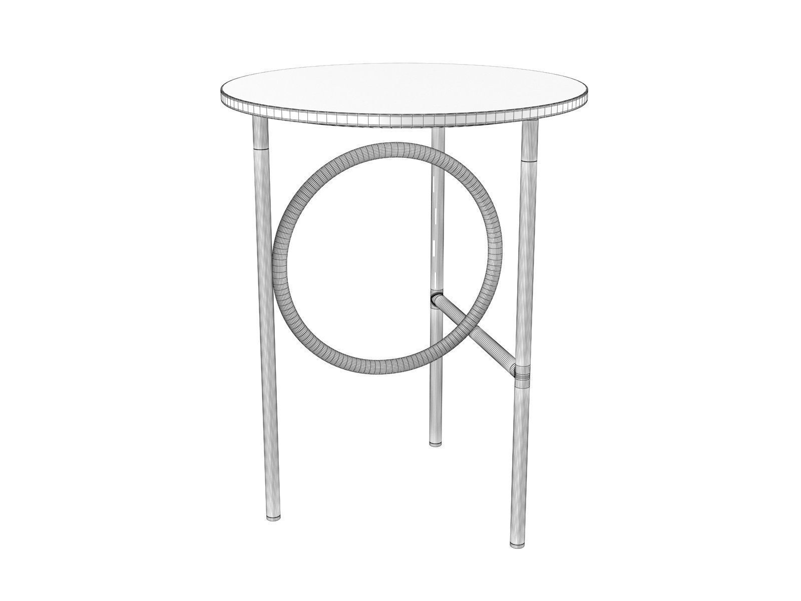 Ring Side Tables 3D model_7