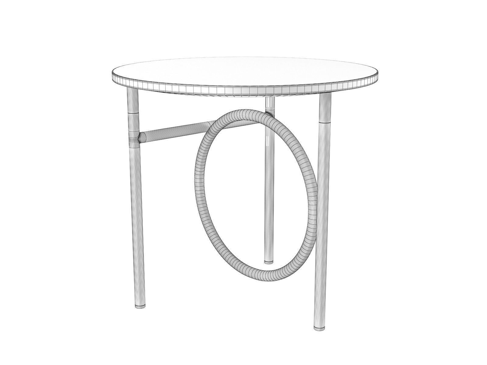 Ring Side Tables 3D model_4