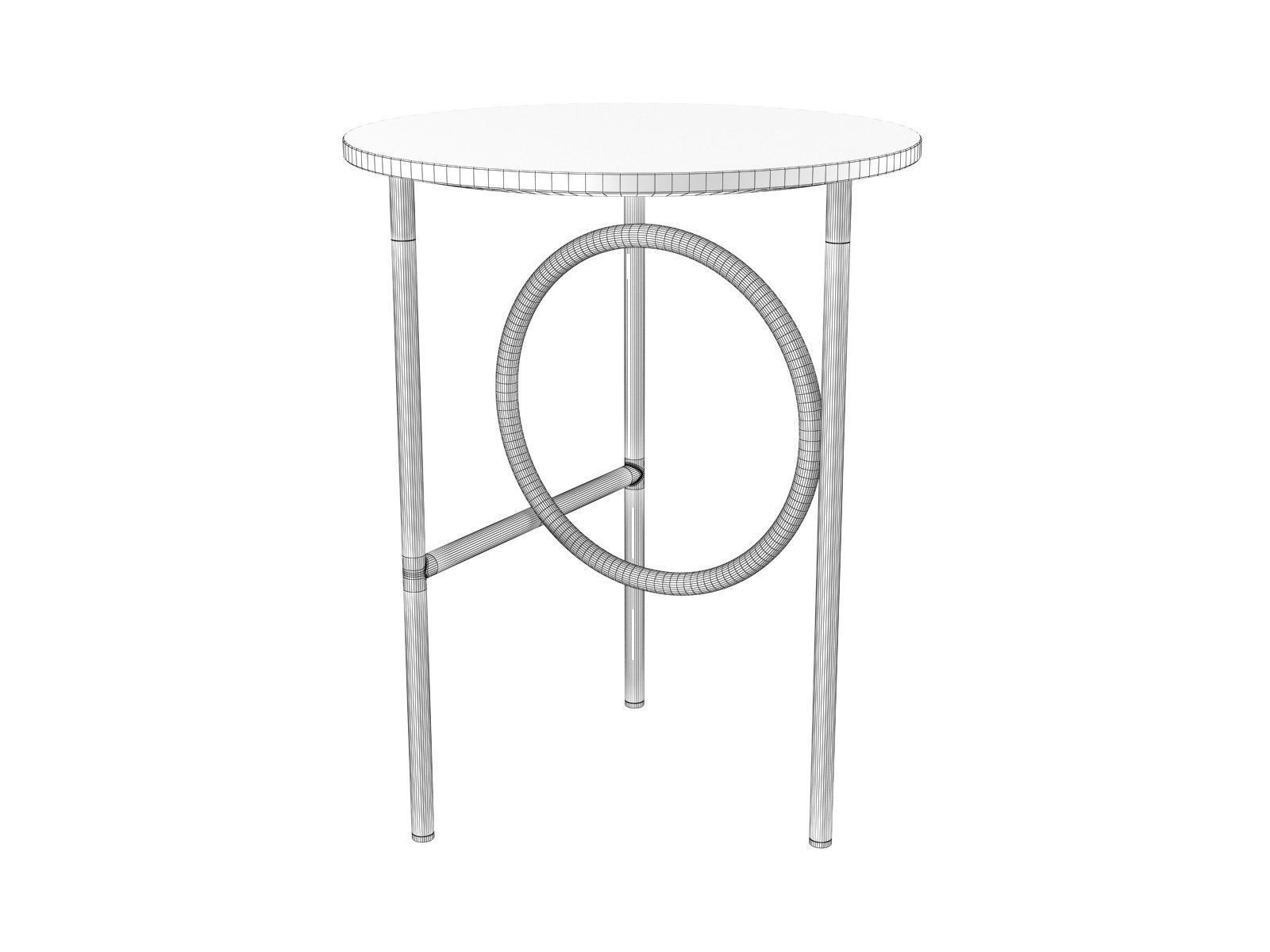 Ring Side Tables 3D model_8