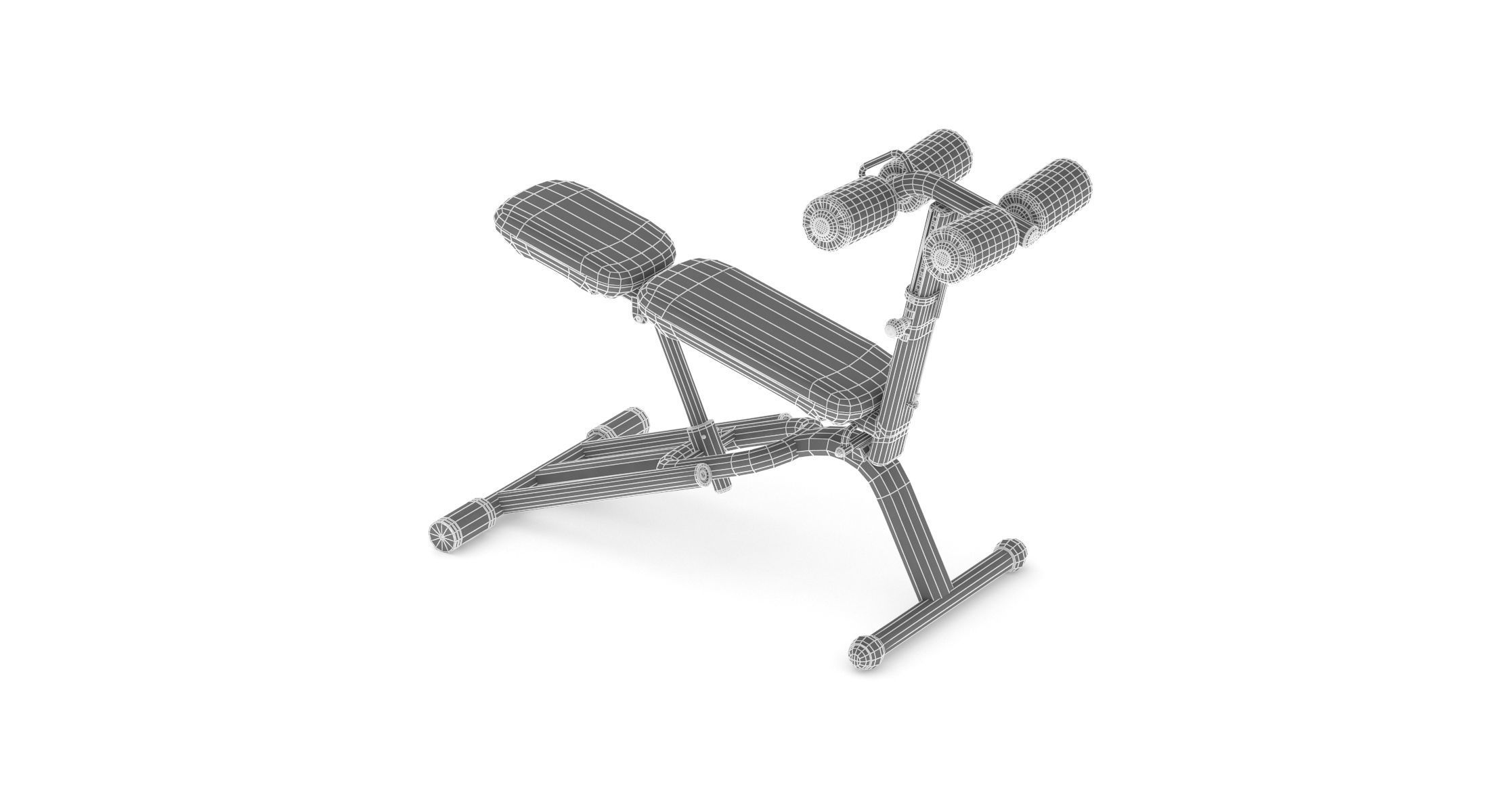 Technogym Element Crunch Bench 3D model_5