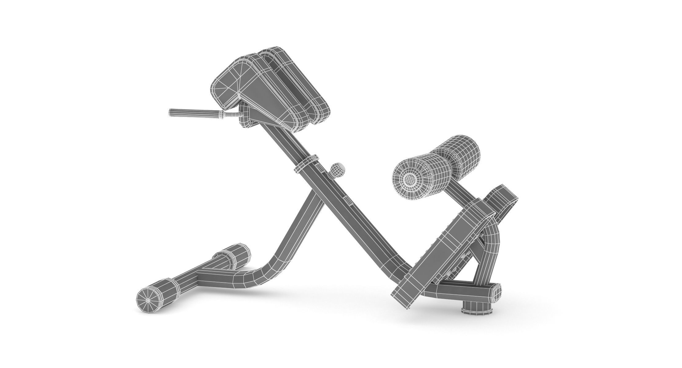 Technogym Element Lower Back Bench 3D model_4