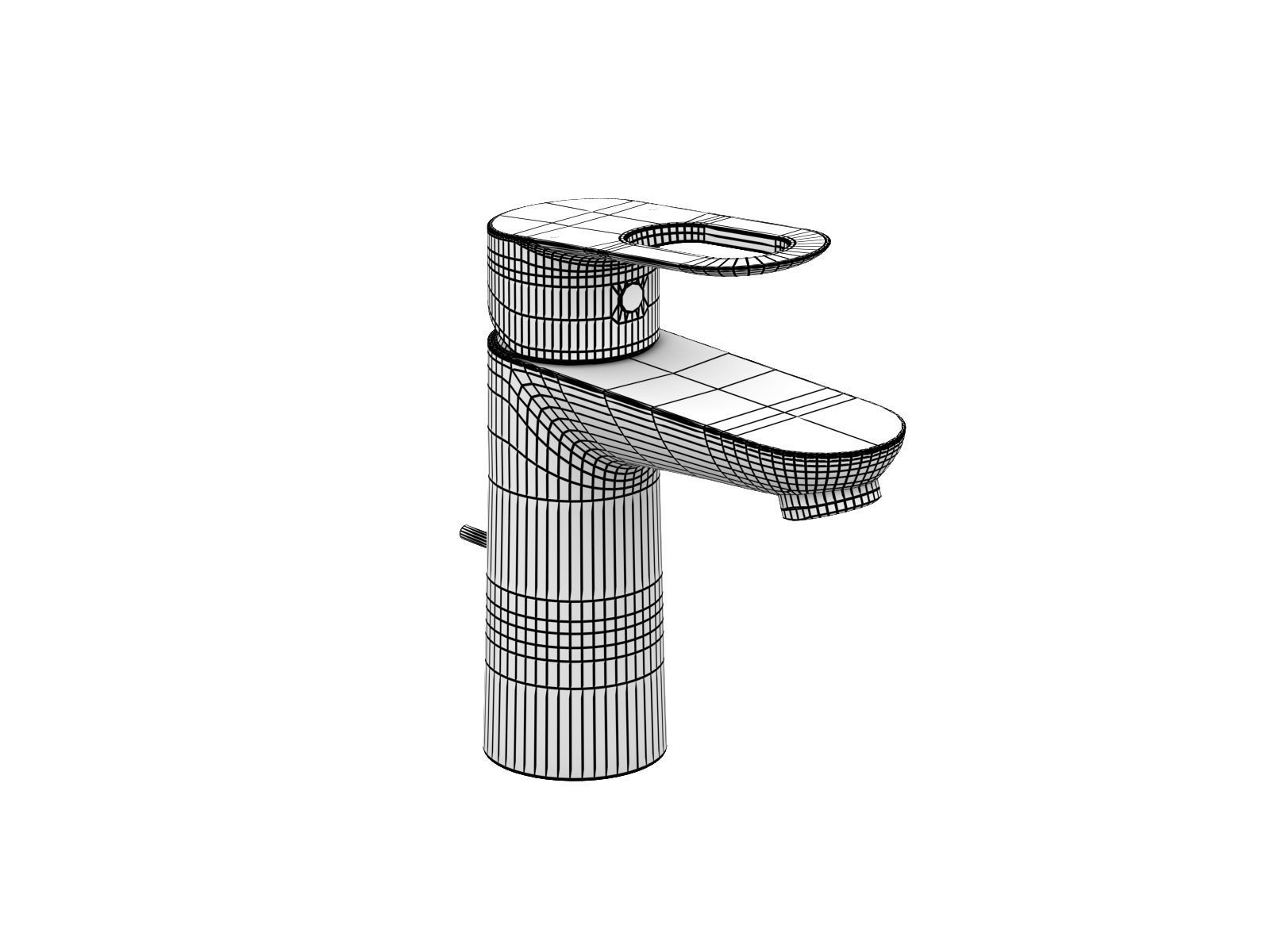 Bau Under counter Basin 55 Set 3D model_11