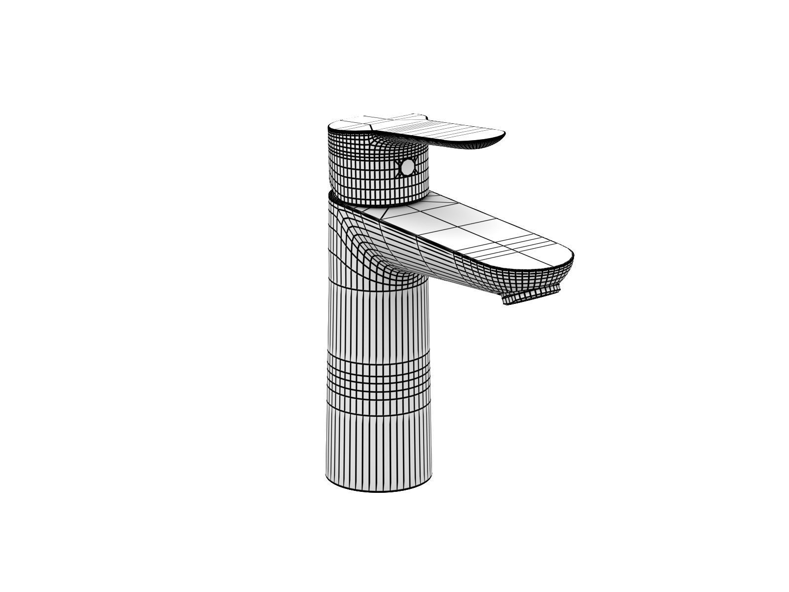 Bau Under counter Basin 55 Set 3D model_9